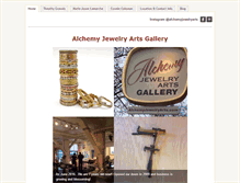 Tablet Screenshot of alchemyjewelryarts.com